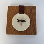 Servilletero Raccolto Drilo Crema con herraje Libélula