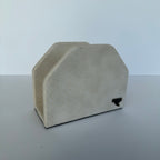 Servilletero Abanico Drilo Crema con herraje Colibrí