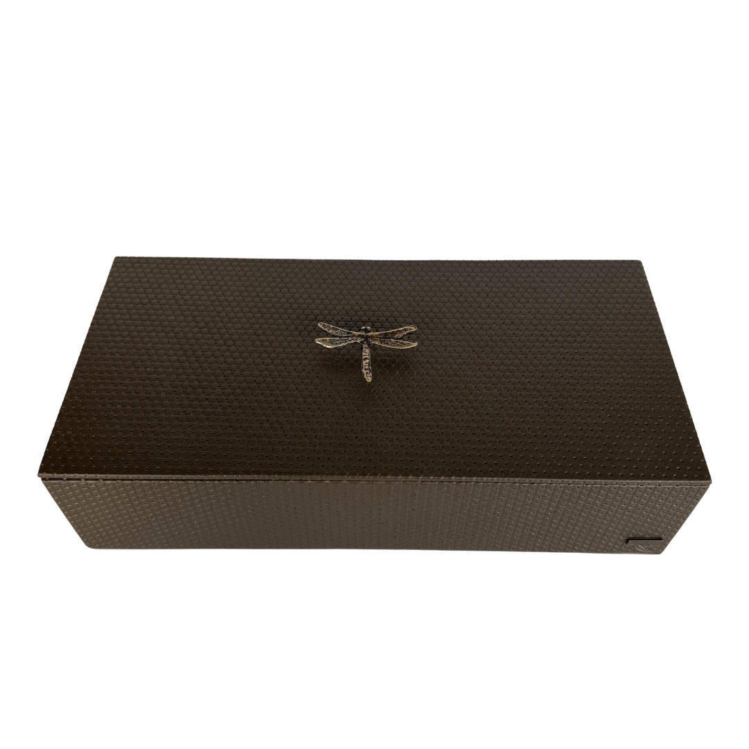 Caja Ortiga  Drilo Pantano con Herraje de Libélula
