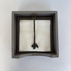 Charola para Servilletas Drilo Plomo con Rama Otoño