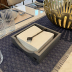 Charola para Servilletas Drilo Plomo con Rama Otoño