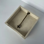 Charola para Servilletas Drilo Crema con Rama Otoño