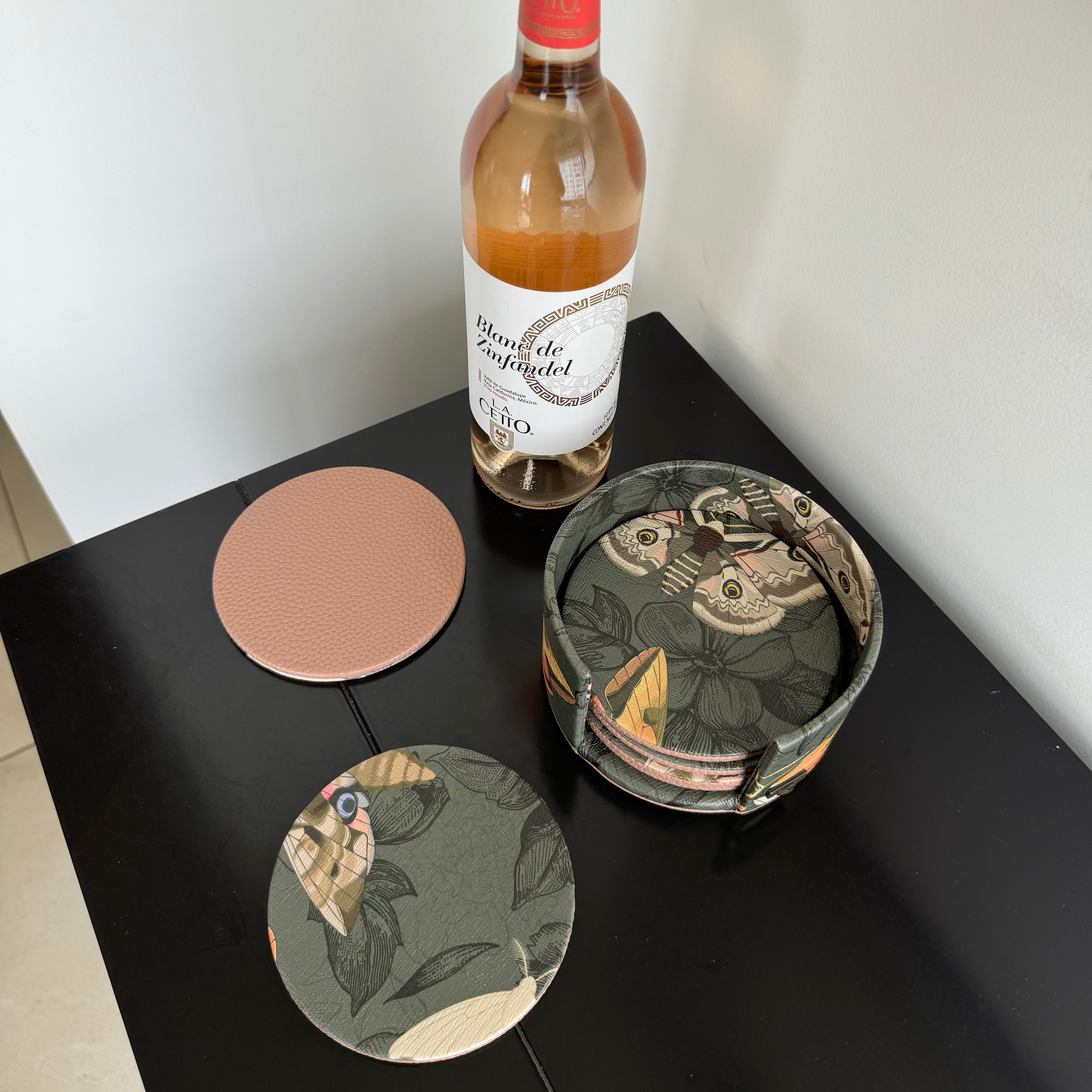 Set 6 Portavasos con estuche Capullo