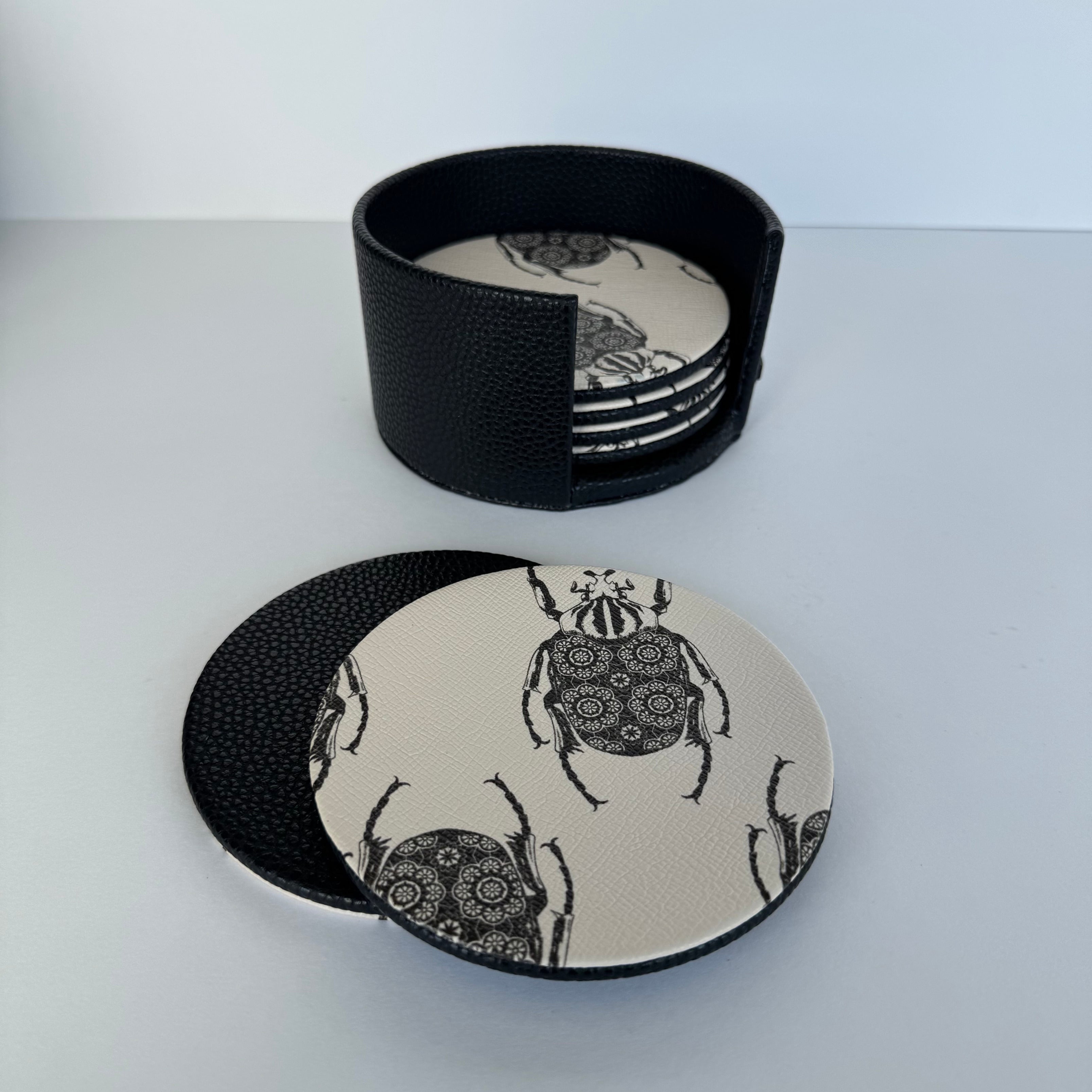 Set 6 Portavasos con estuche Torino