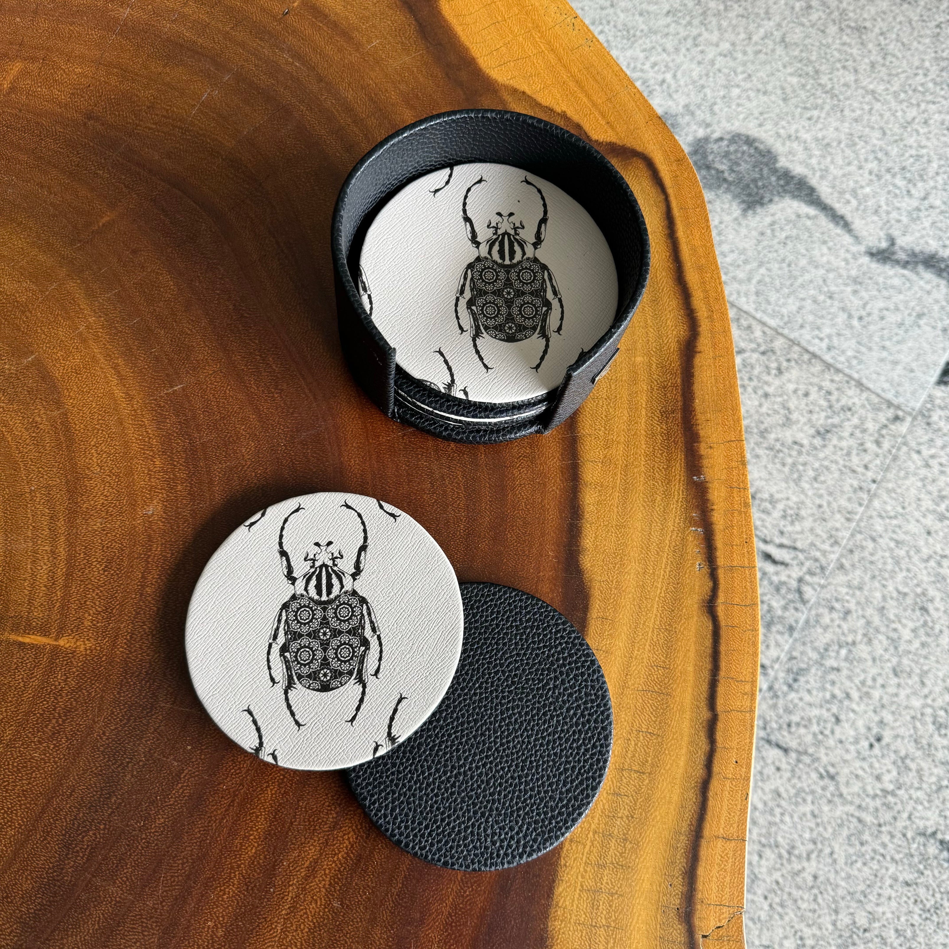 Set 6 Portavasos con estuche Torino