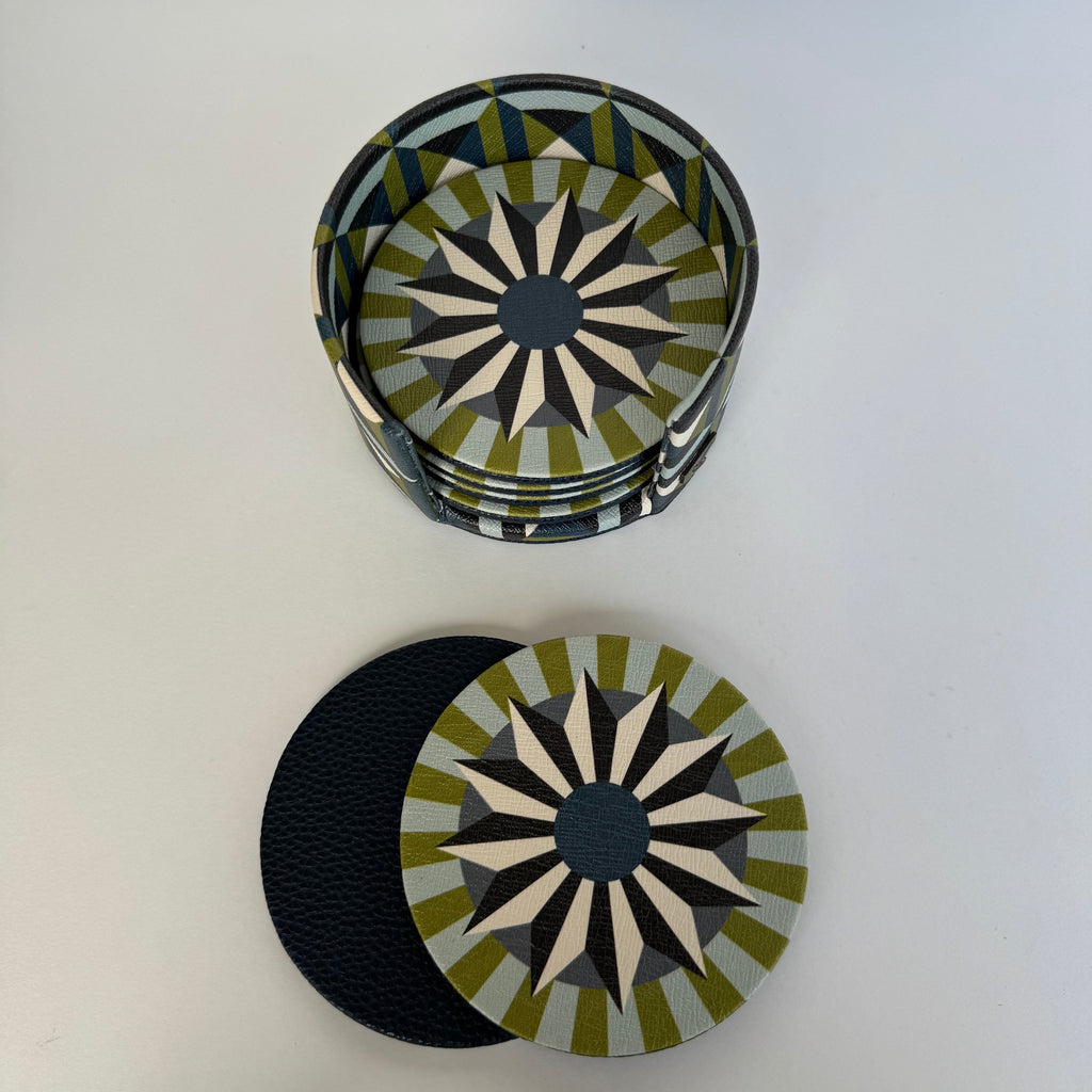 Set 6 Portavasos con estuche Anís