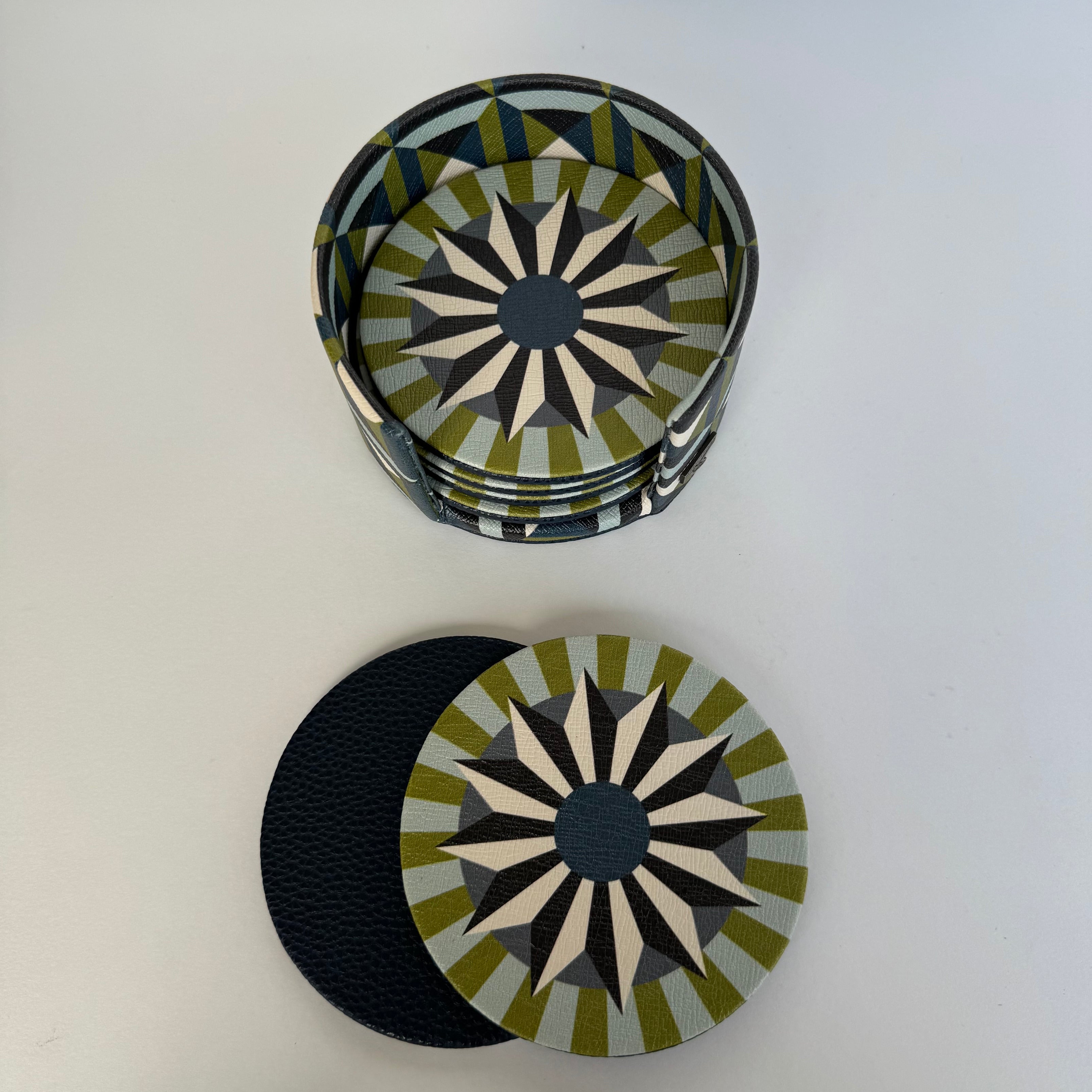 Set 6 Portavasos con estuche Anís