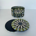 Set 6 Portavasos con estuche Anís