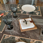 Servilletero Raccolto Drilo Crema con herraje Colibrí