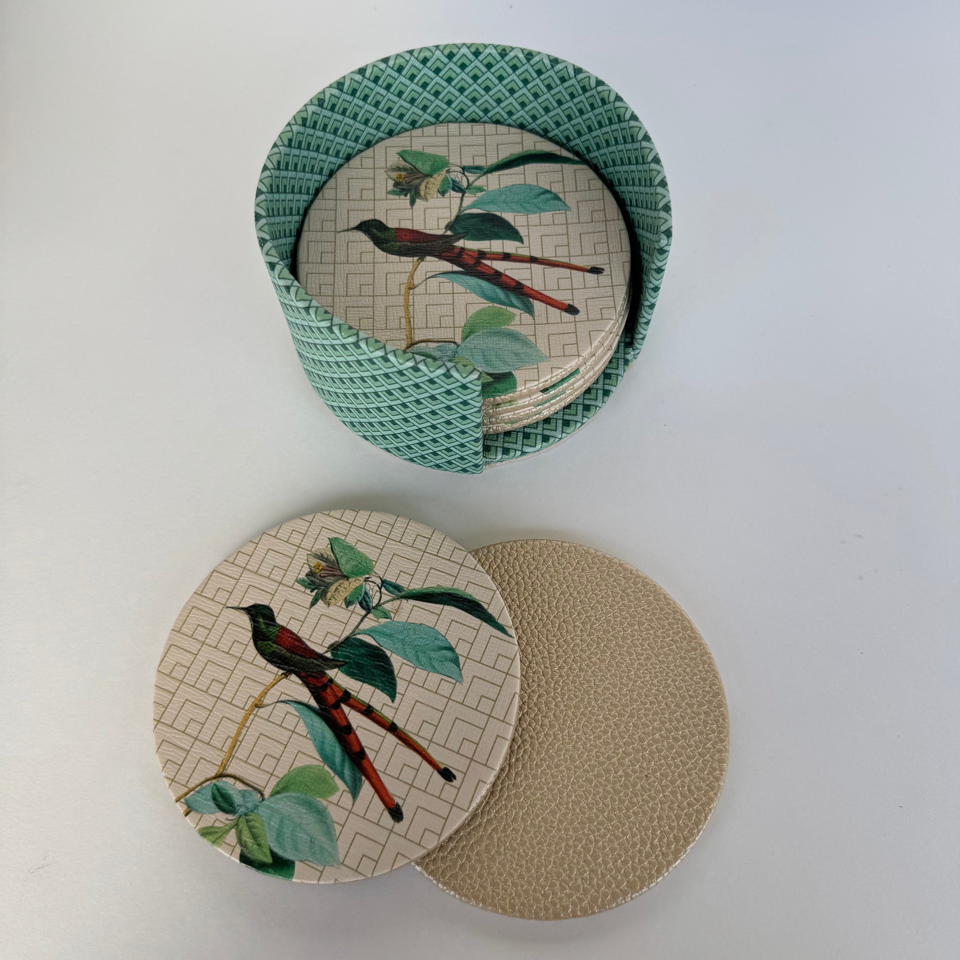 Set 6 Portavasos con estuche Inés