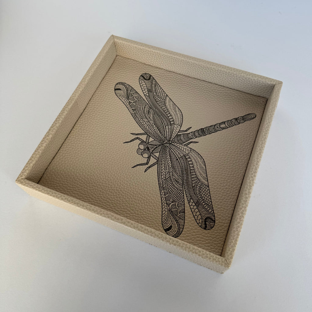 Charola Diseño Libélula Sola