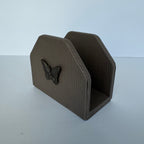 Servilletero Abanico Drilo Arena con herraje Mariposa