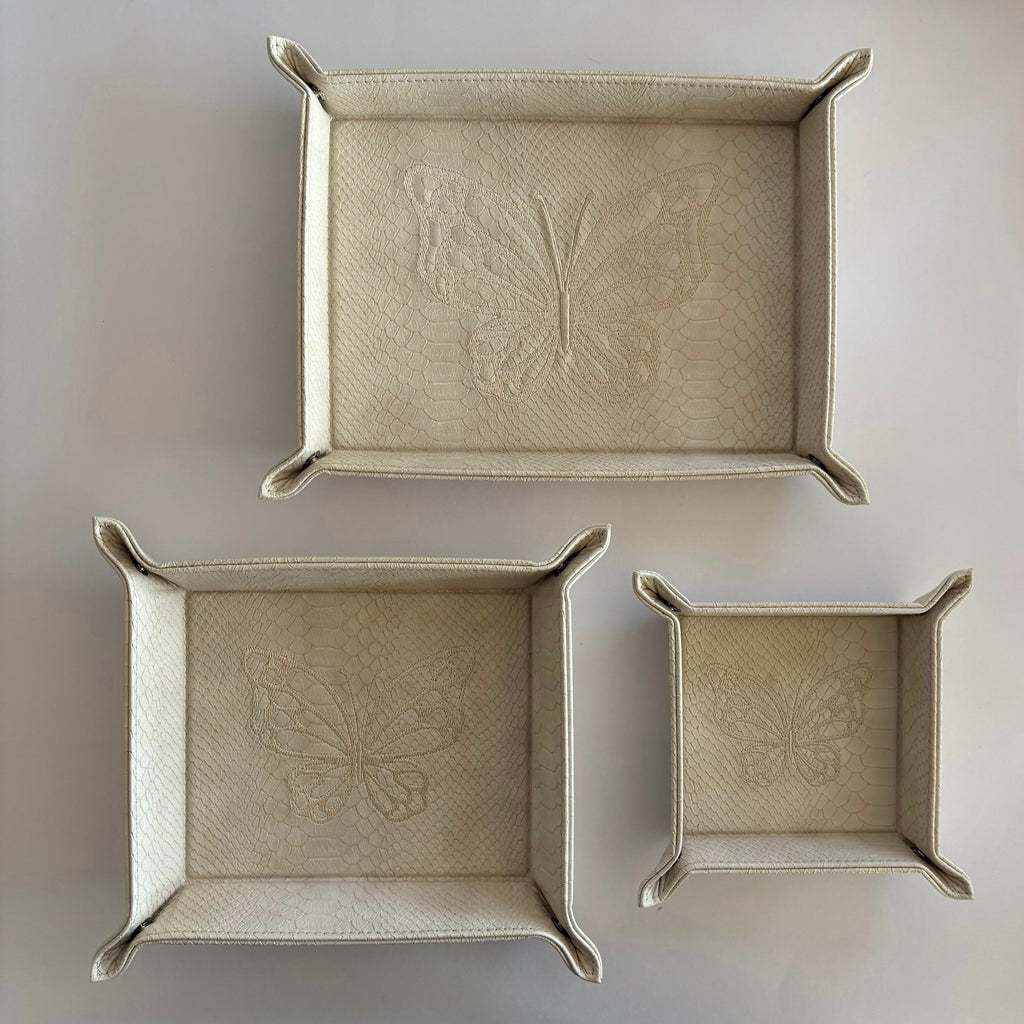 Vaciabolsillos - Mariposa Crema