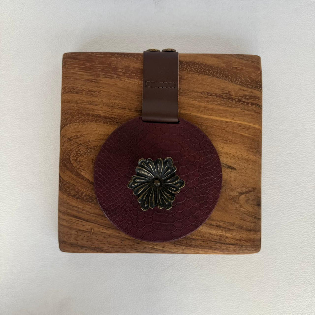 Servilletero Raccolto Drilo Vino con herraje Flor