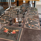 Mantel Rectangular - Mariposa Monarca